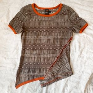 Y2K Asymmetrical Shirt